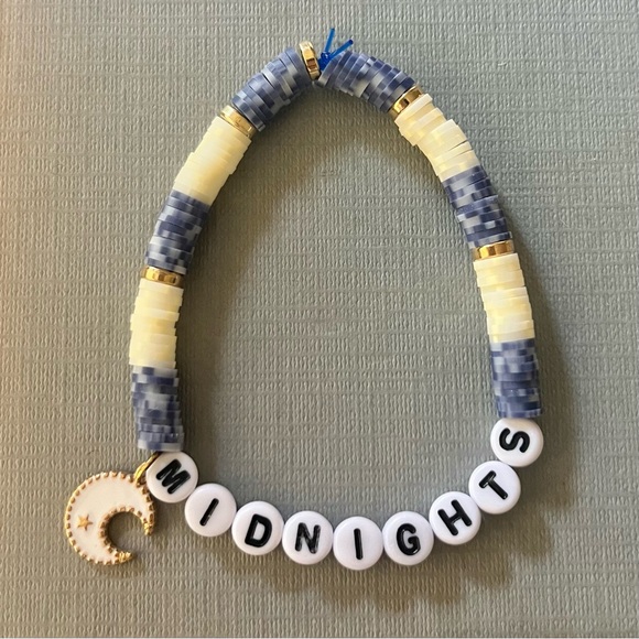 Taylor Swift Jewelry - TAYLOR SWIFT Eras Tour Friendship Bracelet Midnights Album with Charm